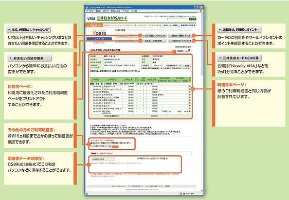 カード明細Web照会サービス