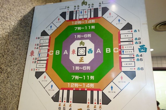 両国国技館の席の配置