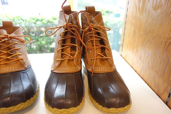 L.L.Beanのビーンブーツ8インチtan・brown (1)