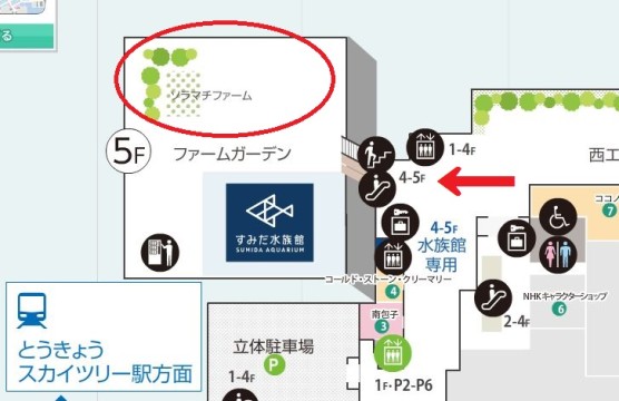 ソラマチ案内図２