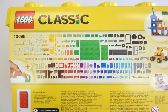 レゴ クラシック 黄色のアイデアボックスプラス 10696のパッケージ (1)