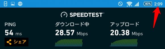 WiMAXの速度制限午前2時を過ぎてルーター再起動