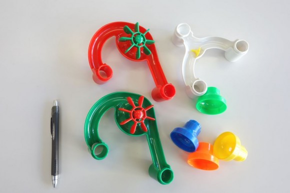 ピタゴラスイッチのおもちゃ「くもんのくみくみスロープ」部品 (6)